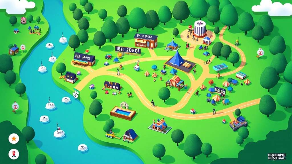 Interactieve festivalkaart met locatiebepaling