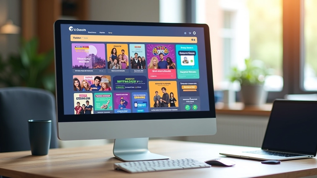 Ticketverkoop interface met kleurrijke kaarten en selectieopties op een desktop scherm